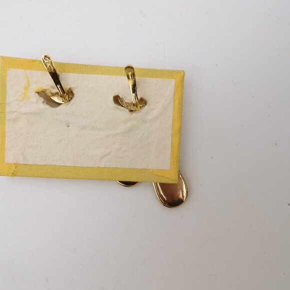 Vintage Damascene Drop Earrings and Pendant - Picture 6 of 7